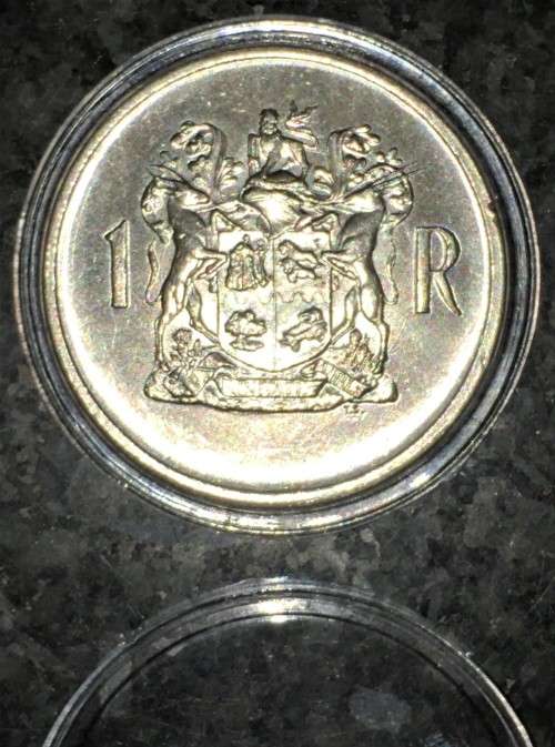 R S A  SILVER R1--1969 ENGLISH HIGHER GRADE-- 80% SILVER IN PERSPEX COIN CAPSULE