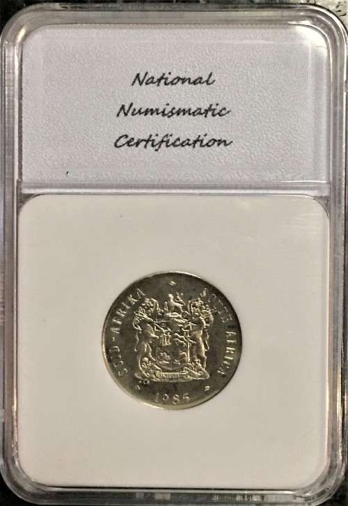 R S A - PROOF DCAM 20 CENT 1985 GRADED PR-70 PEFECT GRADE NNC