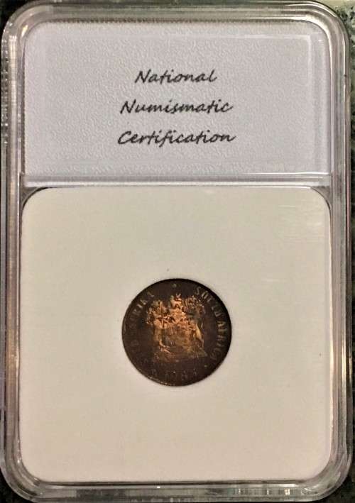 R S A - PROOF DCAM RAINBOW 1 CENT 1985 GRADED PR-70 PEFECT GRADE NNC