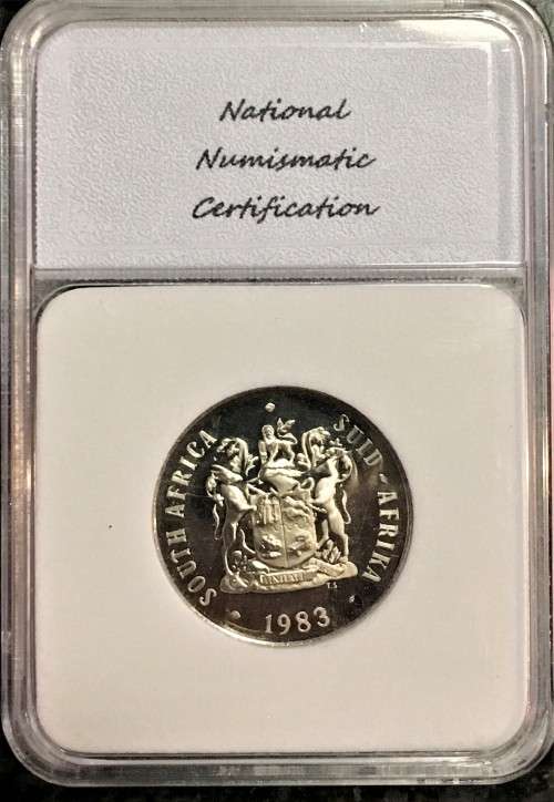 R S A - PROOF DCAM  50 CENT 1983 GRADED PR-70 PEFECT GRADE NNC