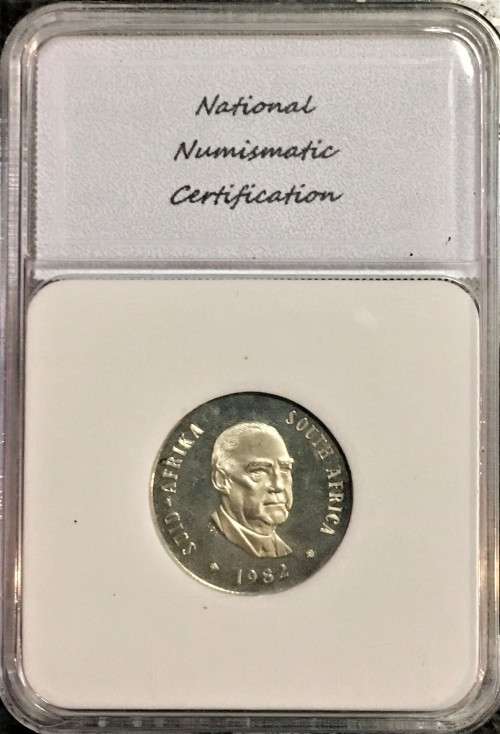 R S A - PROOF DCAM  20 CENT 1982 GRADED PR-70 PEFECT GRADE NNC