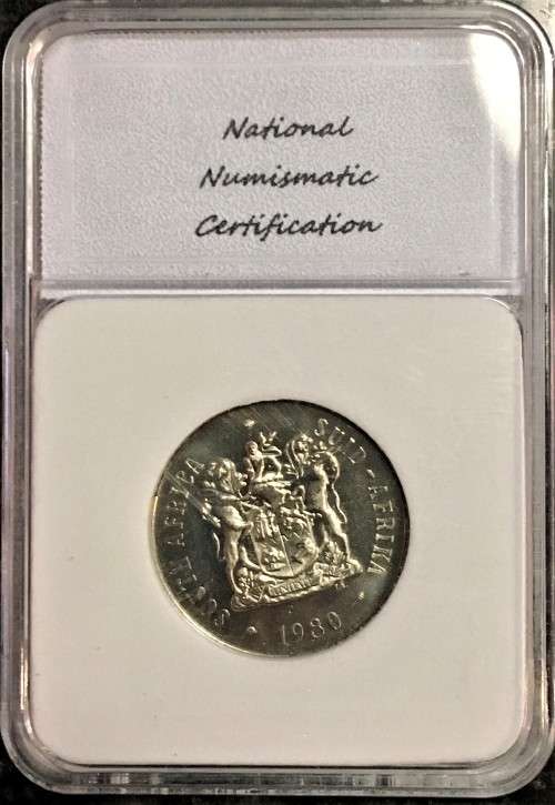 R S A - PROOF DCAM  50 CENT 1980 GRADED PR-70 PEFECT GRADE NNC