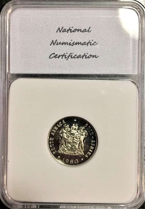 R S A - PROOF DCAM  10 CENT 1980 GRADED PR-70 PEFECT GRADE NNC
