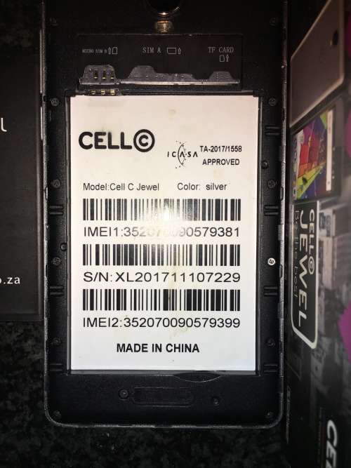 JEWEL CELL C NOT WORKING PROPERLY IN BOX WITH BATTERY