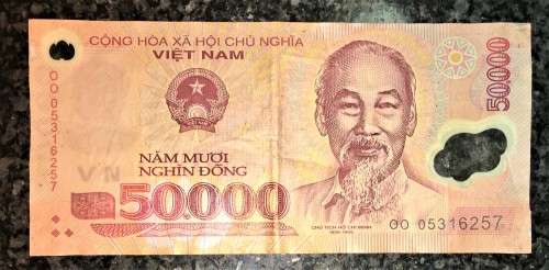 VIETNAM 50,000 DONG 2015-2020