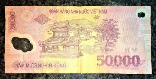 VIETNAM 50,000 DONG 2015-2020