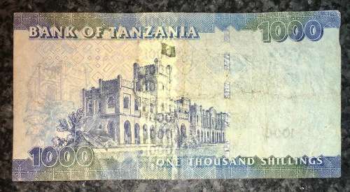 TANZANIA 1000 SHILLINGS ND 2010