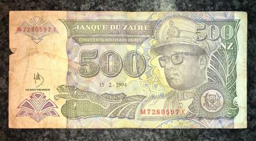 ZAIRE 500 NZ 1994