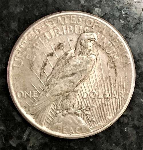 U S A SILVER 1 DOLLAR PEACE DOLLAR 1922 SAN FRANCISCO MINT