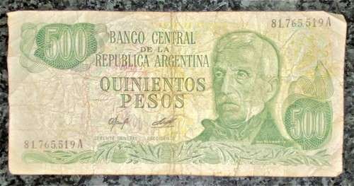 ARGENTINA 500  PESO   ND