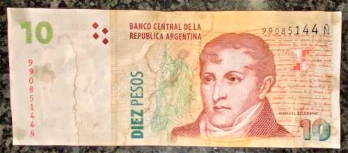 ARGENTINA 10  PESO   ND