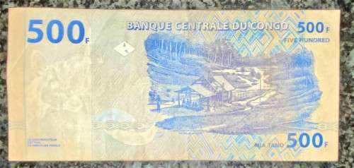 CONGO 500 FRANC 04-01-2002