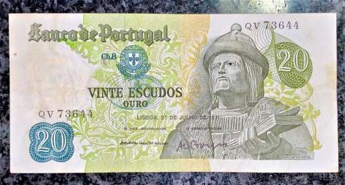 PORTUGAL 20 ESCUDOS 1971