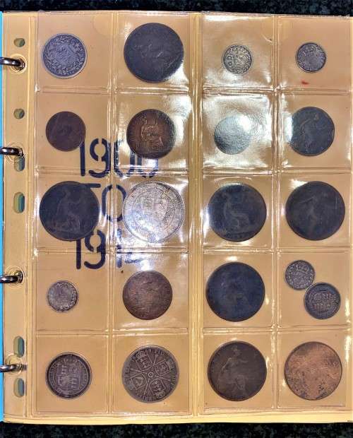 GREAT BRITAIN COLLECTION 1770-1970.NO DOUBLES.14 PAGES SILVER INCLUDED WHERE APPLICABLE