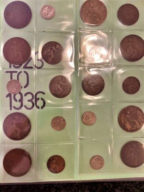 GREAT BRITAIN COLLECTION 1770-1970.NO DOUBLES.14 PAGES SILVER INCLUDED WHERE APPLICABLE