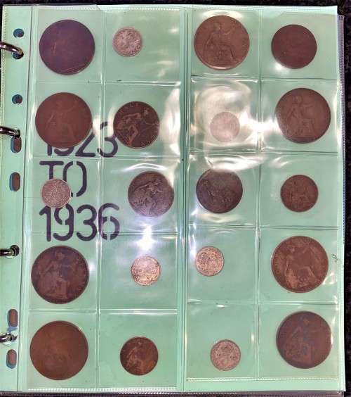 GREAT BRITAIN COLLECTION 1770-1970.NO DOUBLES.14 PAGES SILVER INCLUDED WHERE APPLICABLE