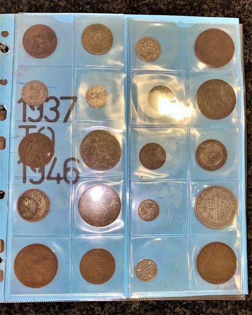 GREAT BRITAIN COLLECTION 1770-1970.NO DOUBLES.14 PAGES SILVER INCLUDED WHERE APPLICABLE