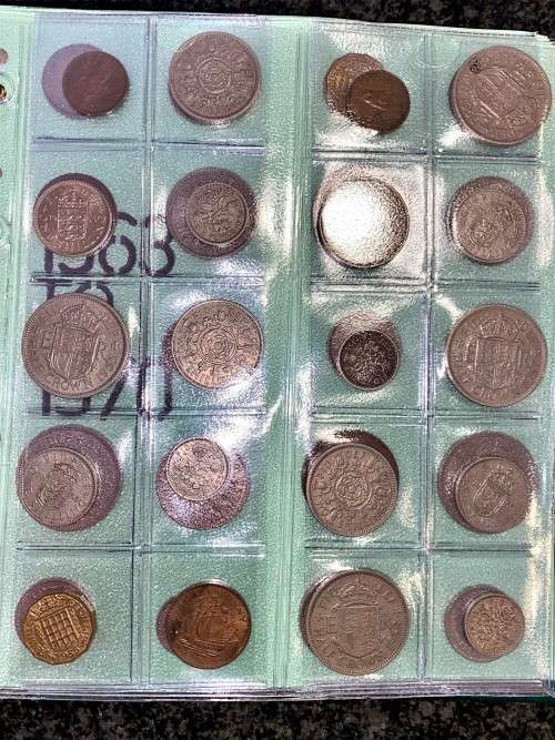 GREAT BRITAIN COLLECTION 1770-1970.NO DOUBLES.14 PAGES SILVER INCLUDED WHERE APPLICABLE