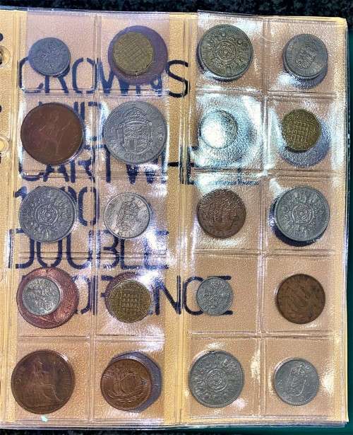 GREAT BRITAIN COLLECTION 1770-1970.NO DOUBLES.14 PAGES SILVER INCLUDED WHERE APPLICABLE