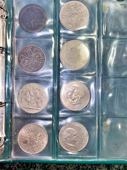 GREAT BRITAIN COLLECTION 1770-1970.NO DOUBLES.14 PAGES SILVER INCLUDED WHERE APPLICABLE