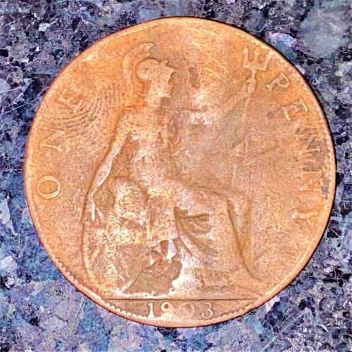 GREAT BRITAIN 1 PENNY 1903