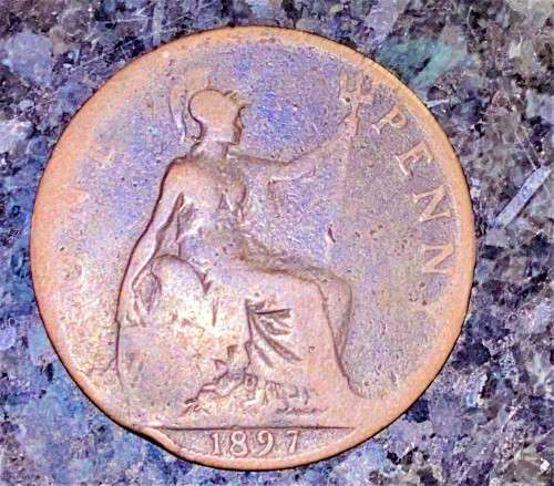 GREAT BRITAIN 1 PENNY 1897
