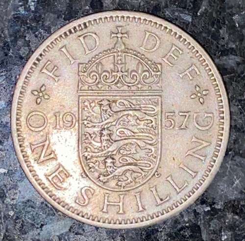 GREAT BRITAIN  1 SHILLING  1957