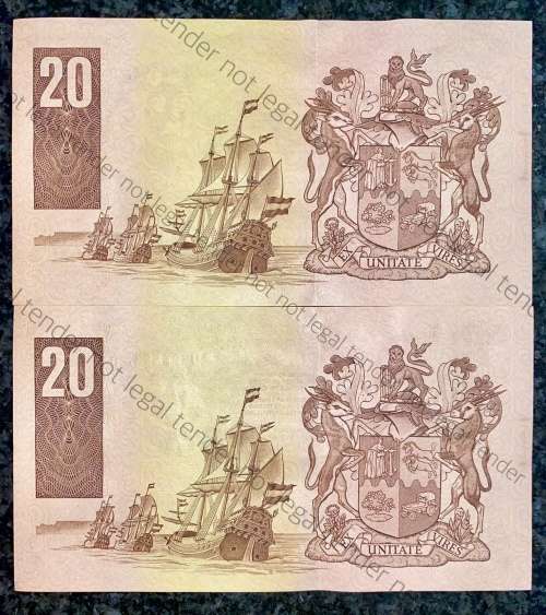 CL STALS R20 IN SEQUENCE AU8265832-833 AUNC 1ST ISSUE 1990 (1 BID TAKES ALL))