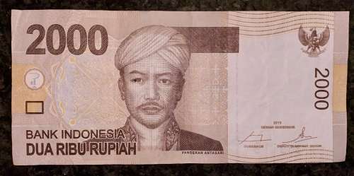 INDONESIA 2000 RUPIAH 2015