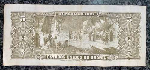 BRASIL 5 CRUZEIROS 1961