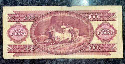 HUNGARY 100 PENGO 1984  BUDAPEST B220