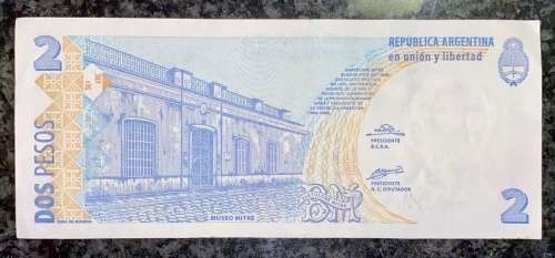 ARGENTINA 2 PESOS ND 2011