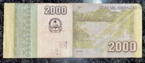 ANGOLA 2000 KWANZAS 2012