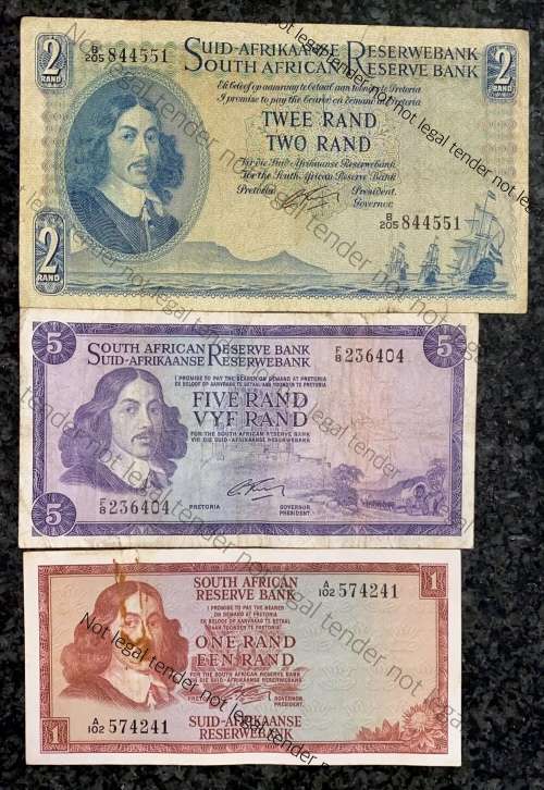 G RISSIK SET R5 - F8 , R2 - B205 & R1 - A107  [1962-1966](1 BID TAKES ALL)