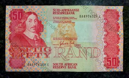 GPC DE KOCK R50 SCARCE BA SERIES 1984 3RD ISSUE A/E
