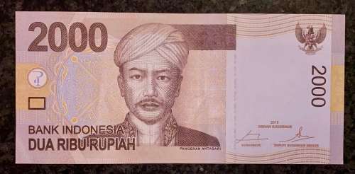 INDONESIA 2000 RUPIAH 2016 AUNC