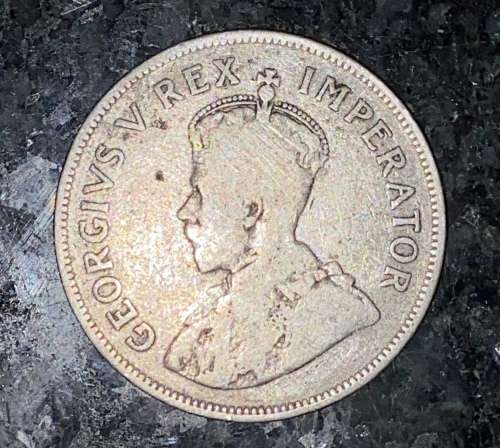 S A UNION SILVER 2 1/2 SHILLING 1923 SILVER 80%