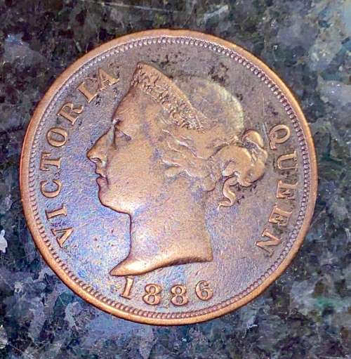 CYPRUS 1 PIASTRE 1886 QUEEN VICTORIA (SCARCE)