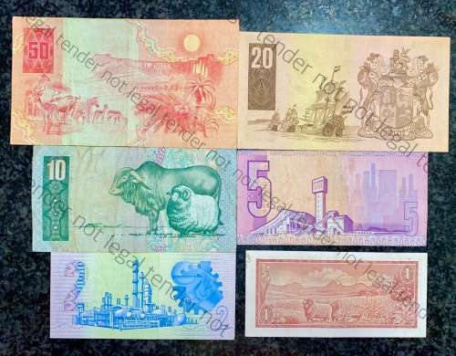 COMPLETE SET REPLACEMENT NOTES GPC DE KOCK R50XX TO R2WY,,,1980s (R1 Z33 TW DE JONGH (1 BID TAKES AL