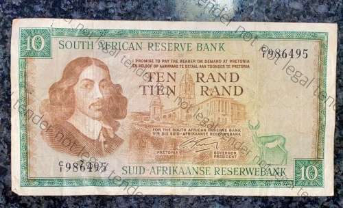 G RISSIK R10-- C1-- SECOND ISSUE 1967 E/A SPRINGBUCK WTM