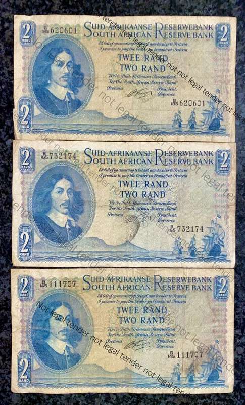 G RISSIK R2 A/E B145, B165 & B185 -- 1962 -- 1 ST ISSUE (1 BID TAKES ALL)