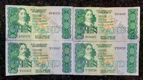 GPC DE KOCK R10 -- 2ND ISSUE 1982 (1 BID TAKES ALL 4 NOTES)