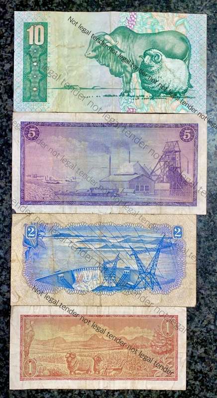 TW DE JONGH SET R10 TO R1 - 1970-1978 ( 1 BID TAKES ALL)