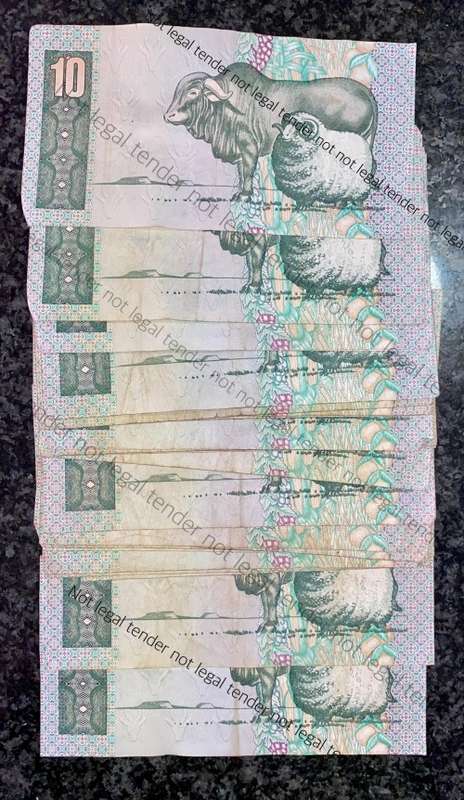 CL STALS R10 -- 1ST ISSUE 1990 (1 BID TAKES ALL 22 NOTES)