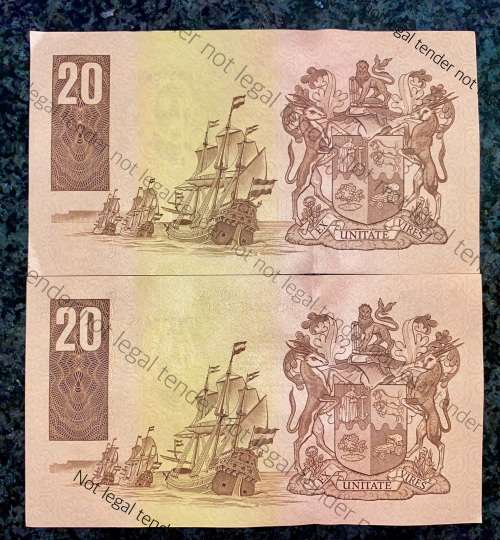 CL STALS R20 IN SEQUENCE BP9312695-696 E/A AUNC FIRST ISSUE 1990( 1 BID TAKES ALL)