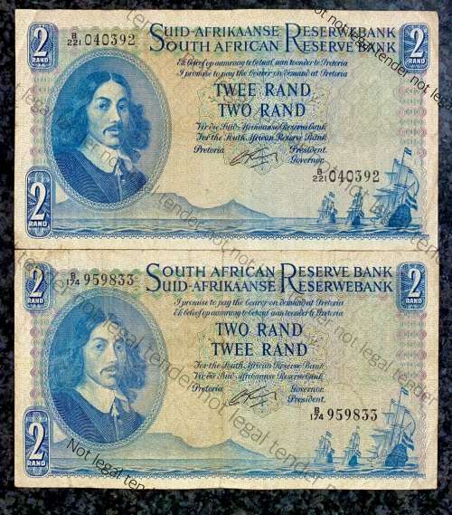 G RISSIK R2 - B174 & B221 -- 1962 -- 1 ST ISSUE (1 BID TAKES ALL)