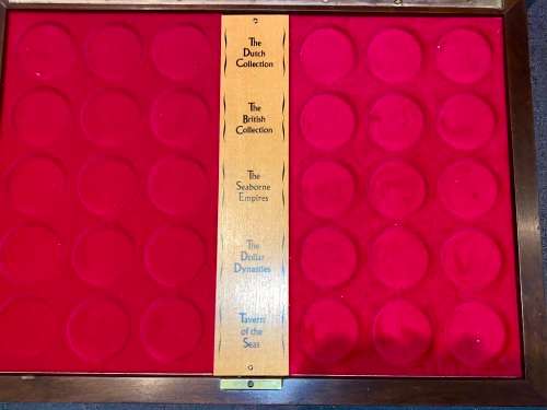 CAPE COIN HERITAGE SET AFRICANA MINT CAN TAKE 30 COINS BEAUTIFUL EMPTY BOX VERY GOOD CONDITION