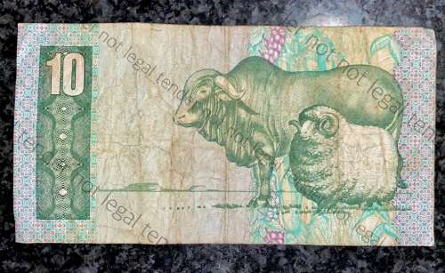 ERROR REPLACEMENT NOTE GPC DE KOCK R10 WX - A/E 3RD ISSUE 1990(OFF CENTER)