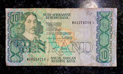 ERROR REPLACEMENT NOTE GPC DE KOCK R10 WX - A/E 3RD ISSUE 1990(OFF CENTER)
