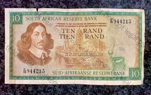 G RISSIK R10-- C13-- SECOND ISSUE 1967 E/A SPRINGBUCK WTM